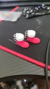 0.08mm layer, 2 walls, 15% infill, size 50%, earrings