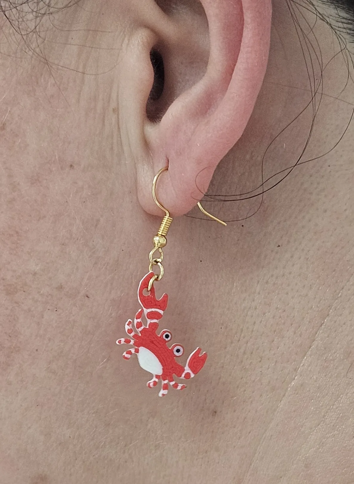 Crab Earrings view 2