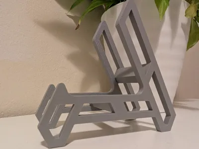 Compact Phone Stand – Dual-Angle, 1h Print, 20g