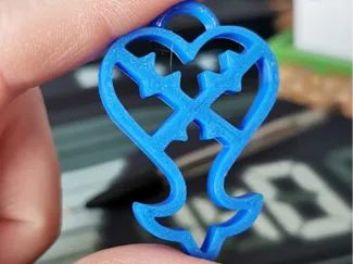 Kingdom hearts, Heartless symbol, keychain