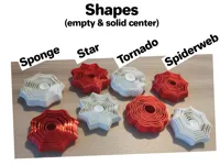 Collection de fidget spinners en couches (8 variantes) — photo 2
