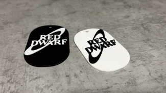 Red Dwarf keychain