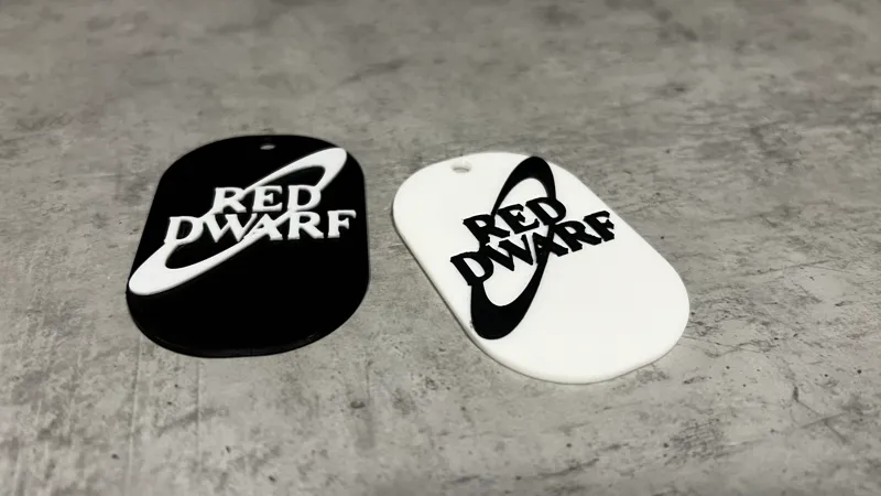 Red Dwarf keychain