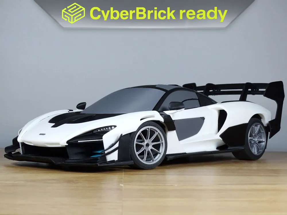 Modelo para impresión 3D: RC 1/10 McLaren Senna GTR (GT-RC). Referencia del modelo original.