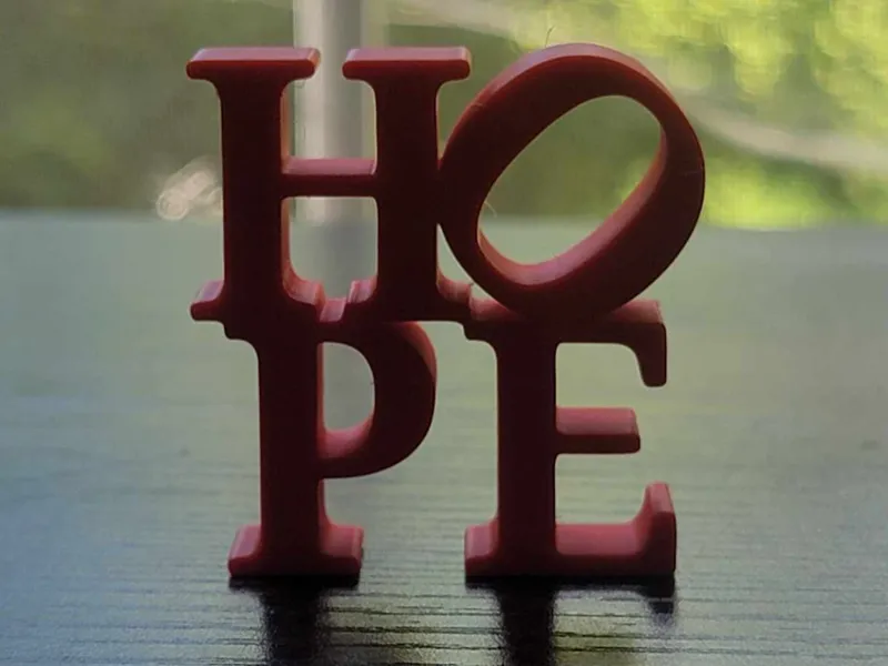 'Hope' wordart - Stacked