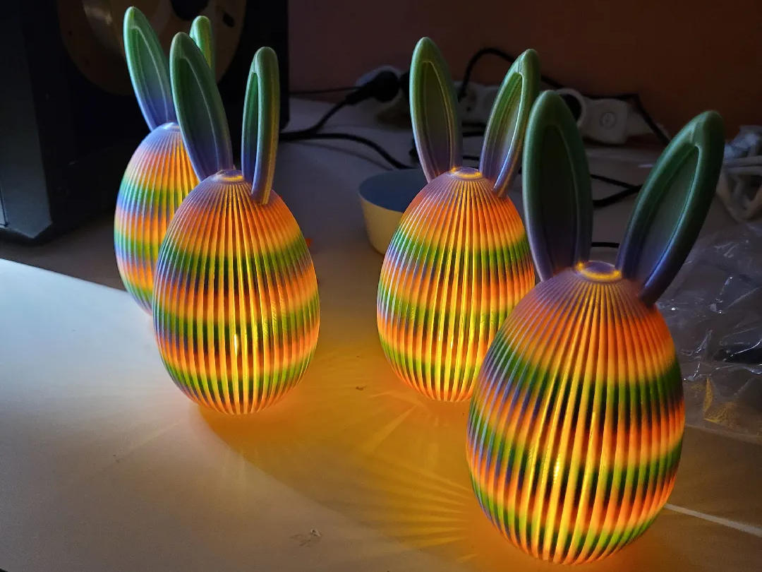 Bunny Ear Easter Egg Decor