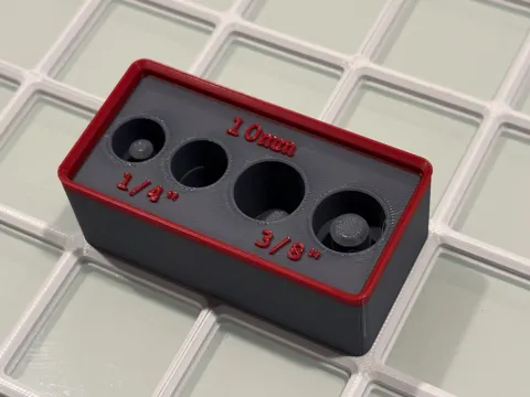 Organizador: Icon 10mm Socket Set Gridfinity Bin — vista de referencia 4