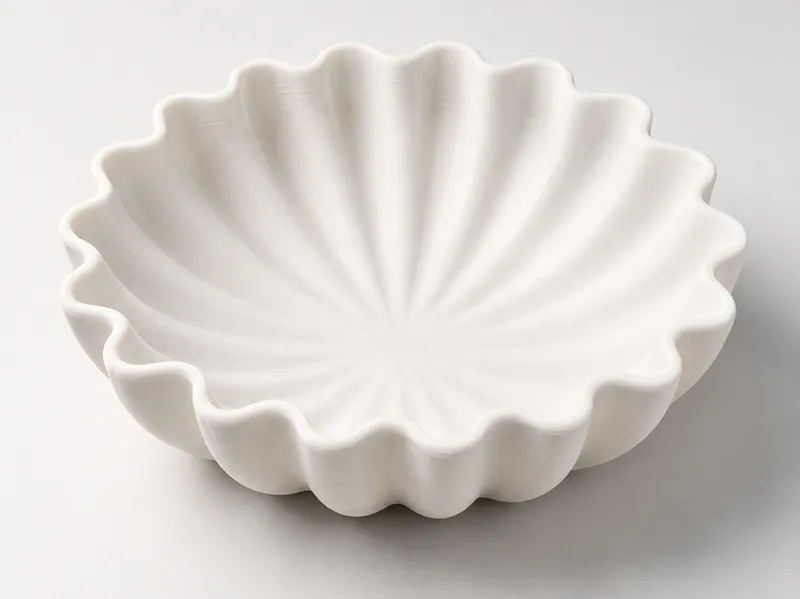 Scalloped Succulent Display Bowl