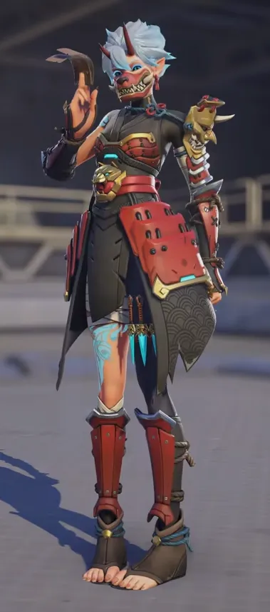 Overwatch Kiriko Oni Blade - Free 3D Print Model - MakerWorld