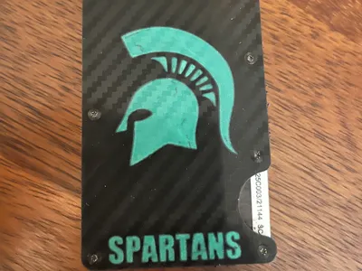 Michigan State Ridge Wallet Plates