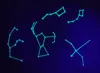 Glow in dark collection constellation
