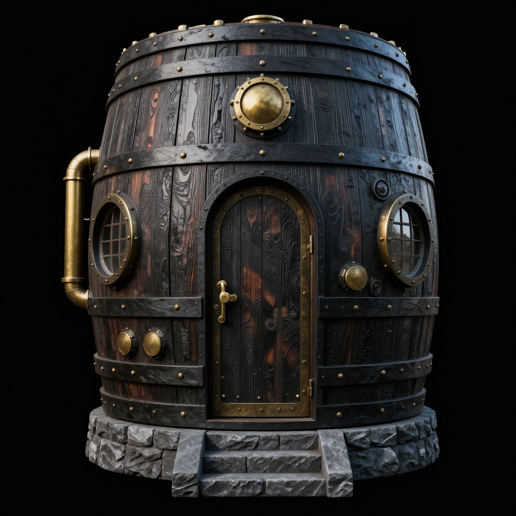 Miniatura 1 do modelo 3D Steampunk Terrain