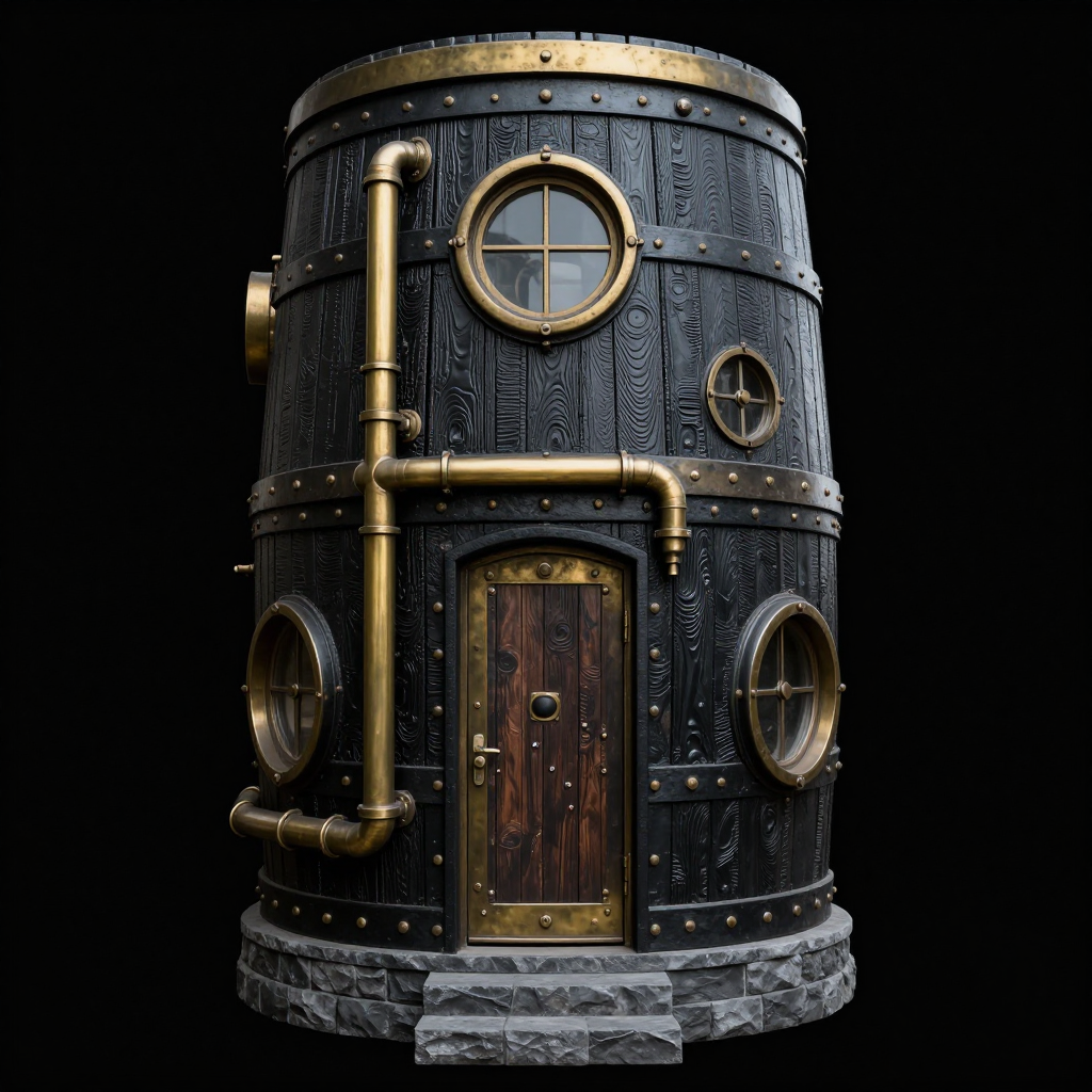 Miniatura 4 do modelo 3D Steampunk Terrain