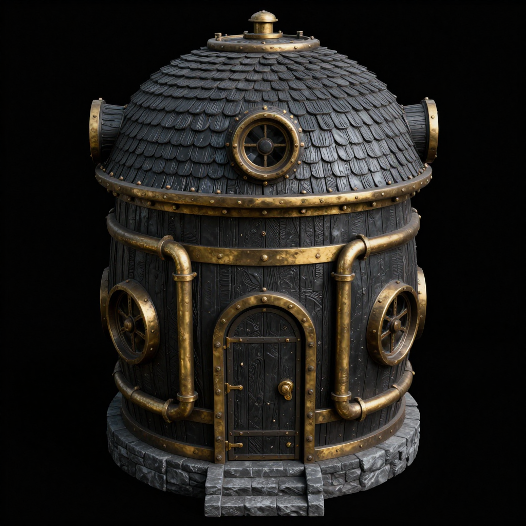 Miniatura 25 do modelo 3D Steampunk Terrain