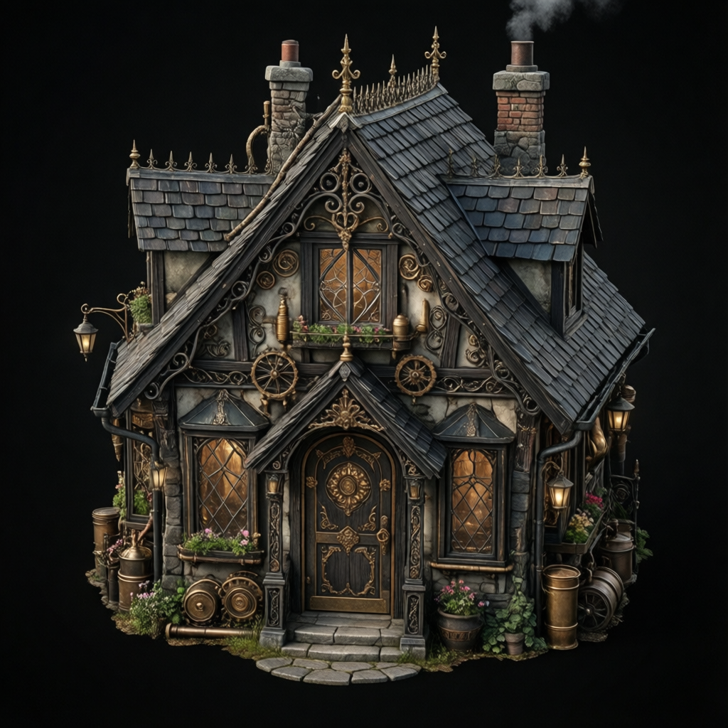 Miniatura 68 do modelo 3D Steampunk Terrain