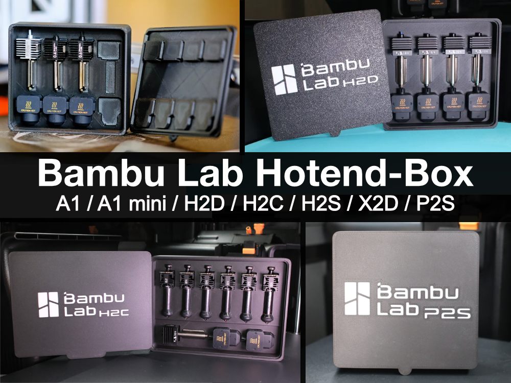 Bambu Lab A1 / H2 / X2D / P2S Series Hotends Box 