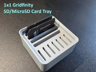 Gridfinity SD Card Holder