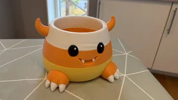 Accesorio para impresora 3D: Halloween Candy Corn Imp Bowl Bucket (No AMS) — vista de referencia 5