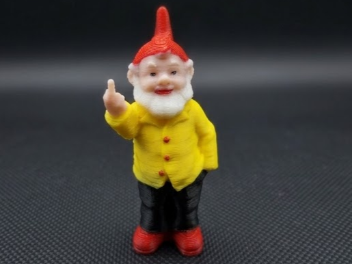 Gnomo burlone ( Middle finger gnome )