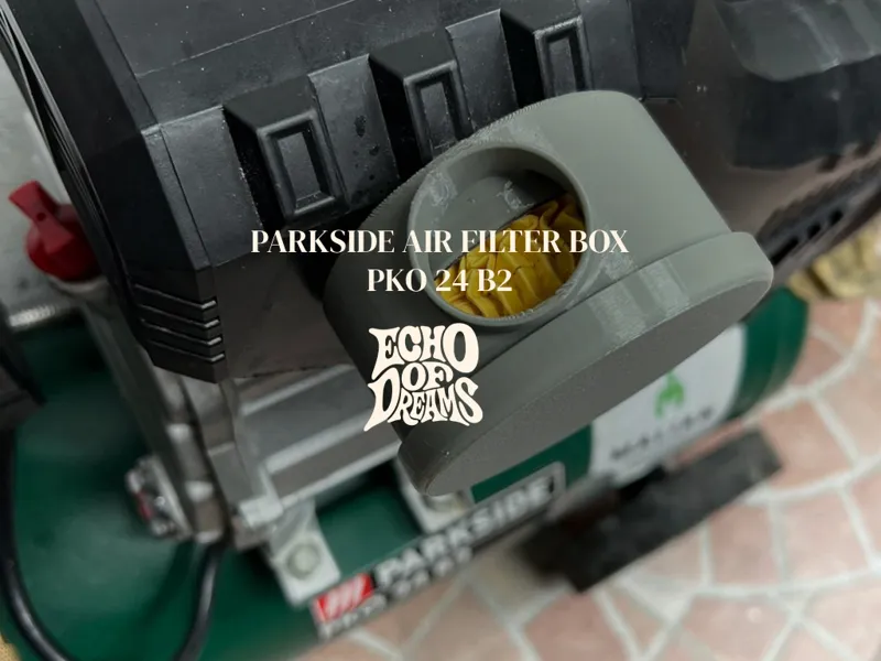 Air Filter box for PKO 24 B2 - Parkside compressor