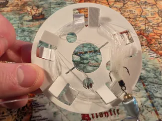 Simple Rod Fishing Spool
