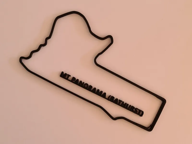 Mt Panorama - Bathurst Track Map