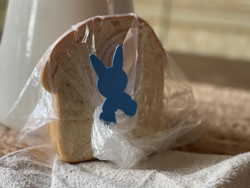 Easter bunny breadclip