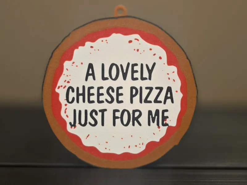 Home Alone - Cheese Pizza Ornament