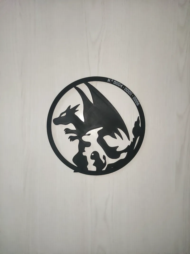 WALL ART - CHARIZARD EVOLUTION