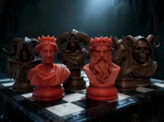 Chess Set (Bust) Halloween Collection