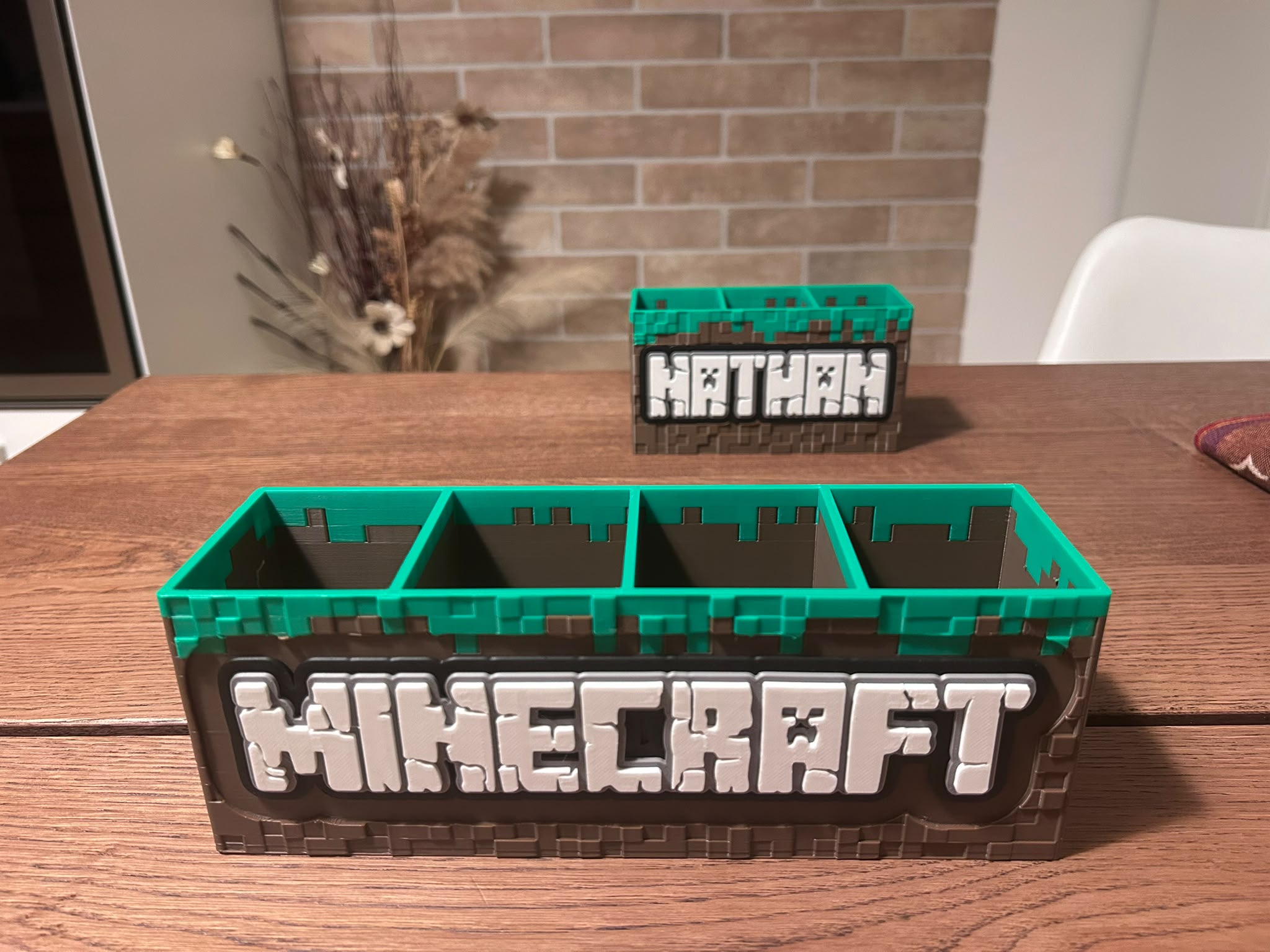 Customizable Minecraft Pen Holder - 1