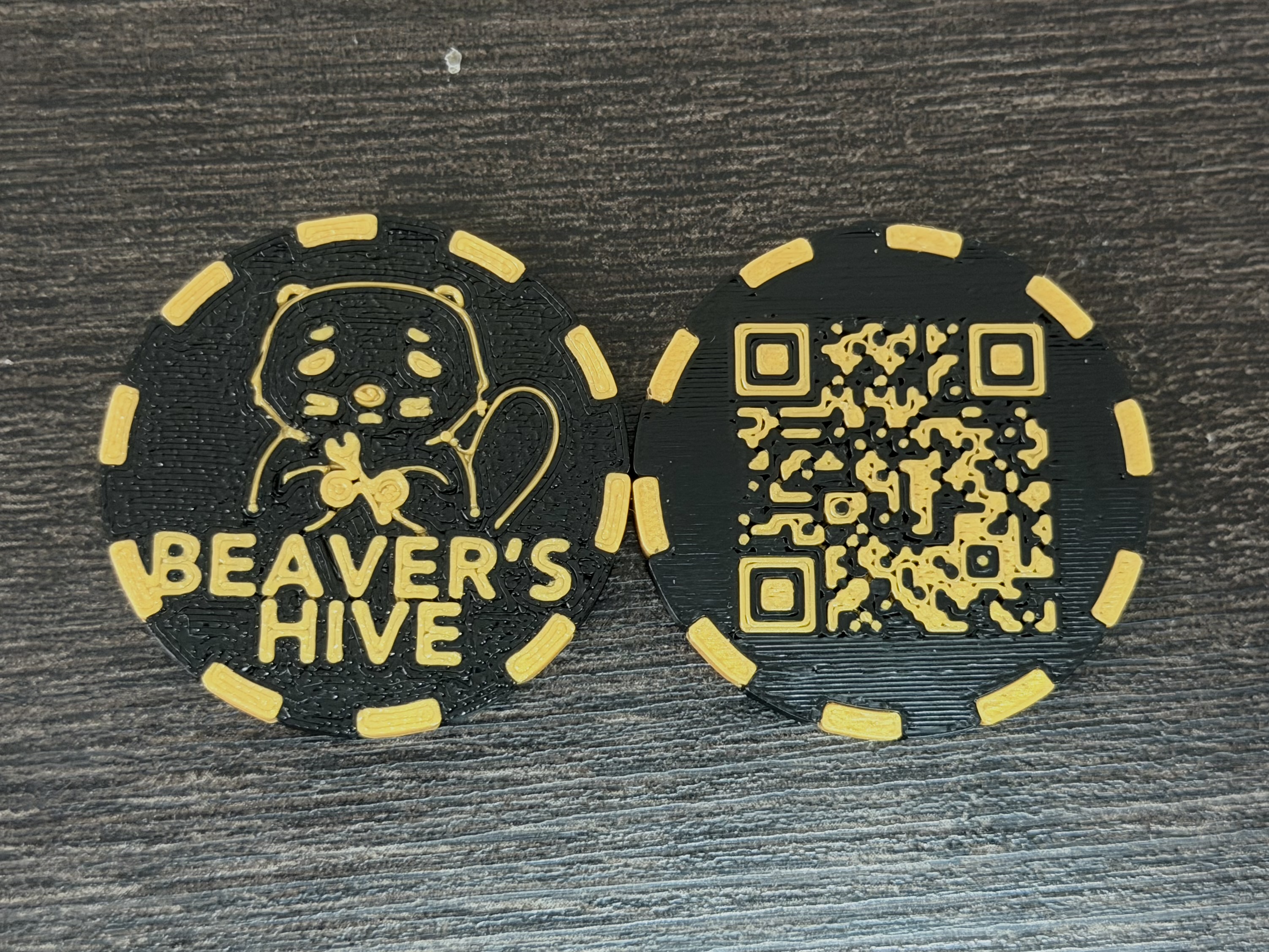 Miniatura 3 do modelo 3D Custom QR MakerChip Generator