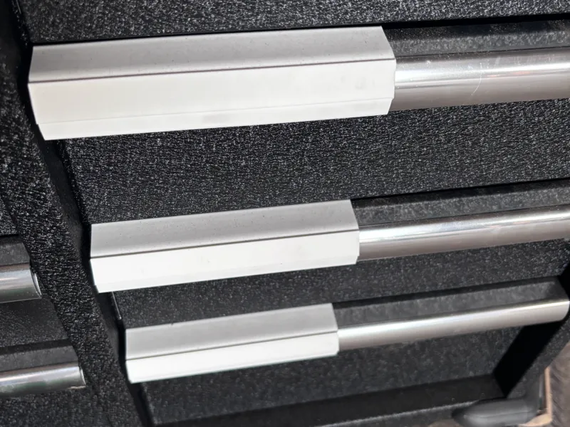 Biltema tool chest label holder 