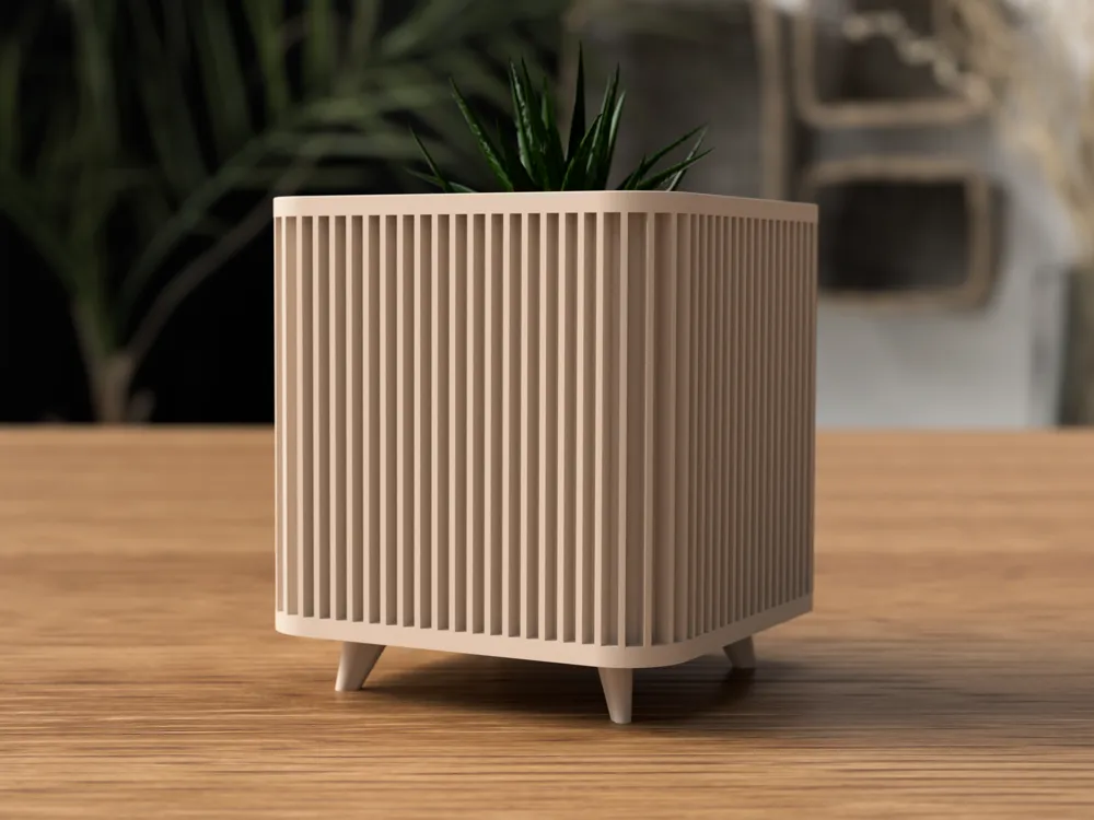 Shikaku Planter - Free 3D Print Model - MakerWorld