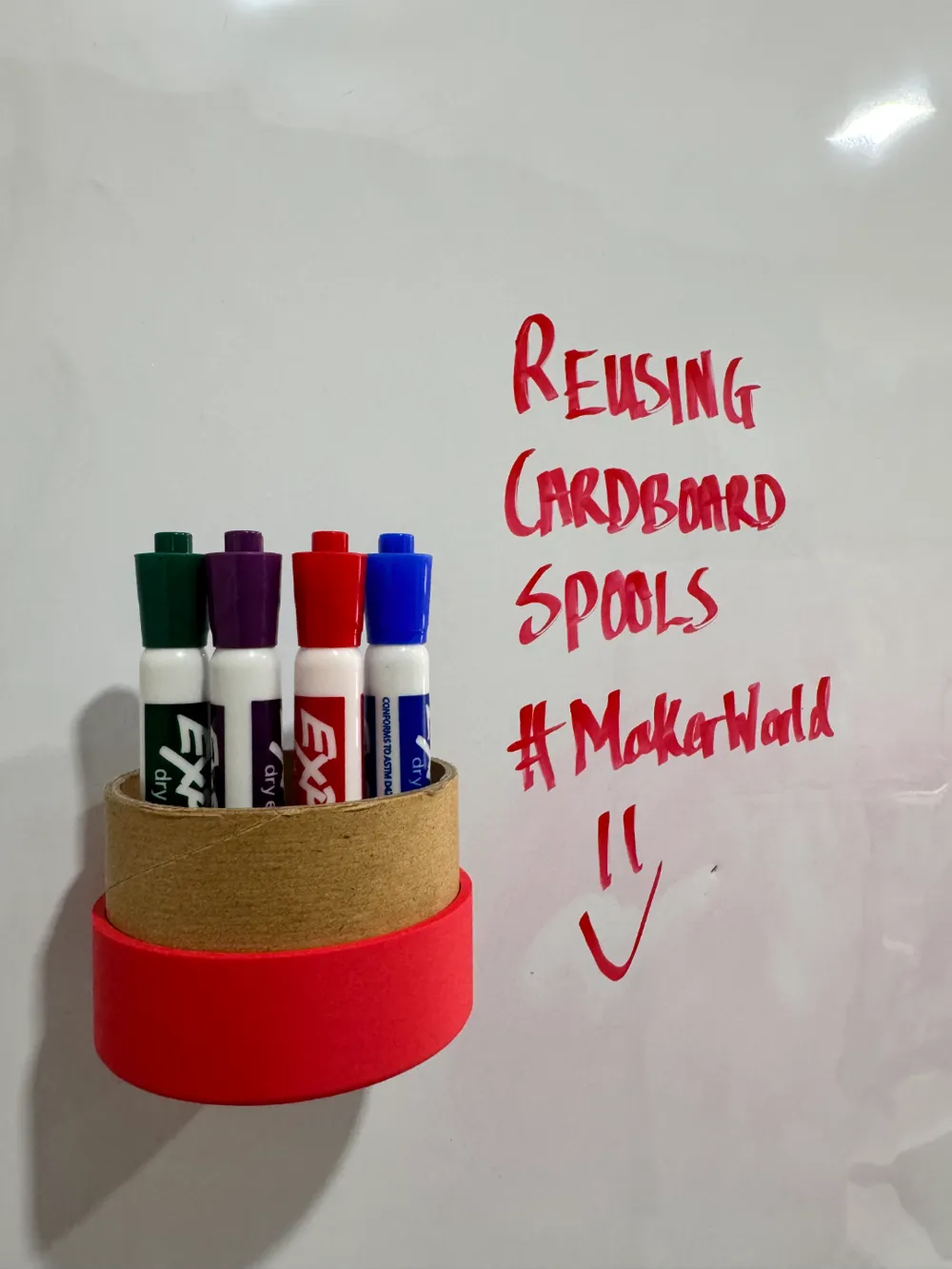 Magnetic Cardboard Spool Holder by Nicholas Mootoo MakerWorld: Download ...