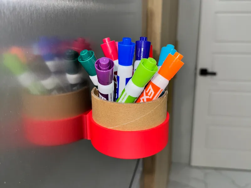 Magnetic Cardboard Spool Holder