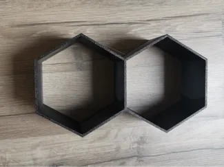 Hexagon Shelf for Amibo