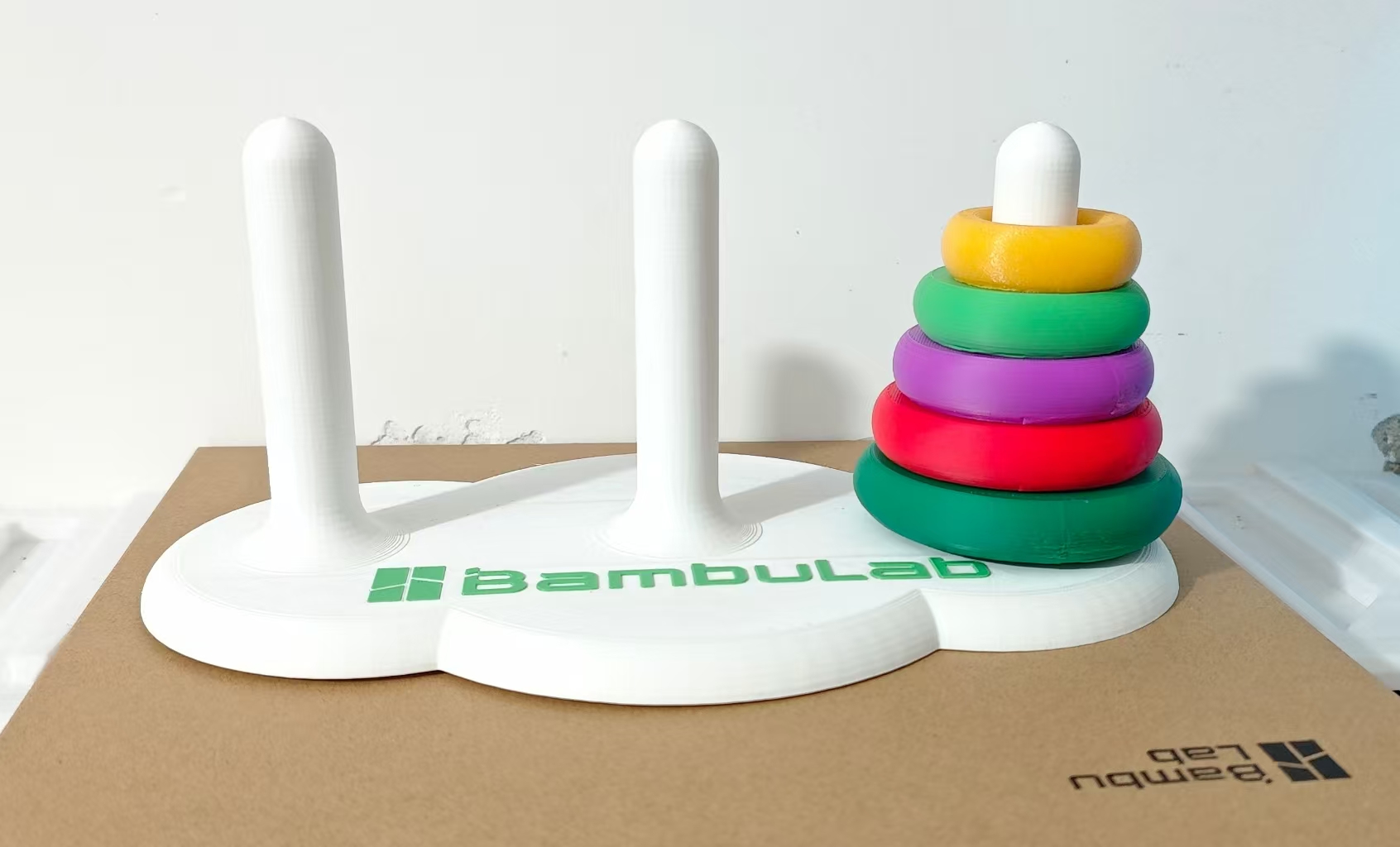 Miniatura 2 do modelo 3D 一个体力与脑力相结合的益智类游戏--6层汉诺塔