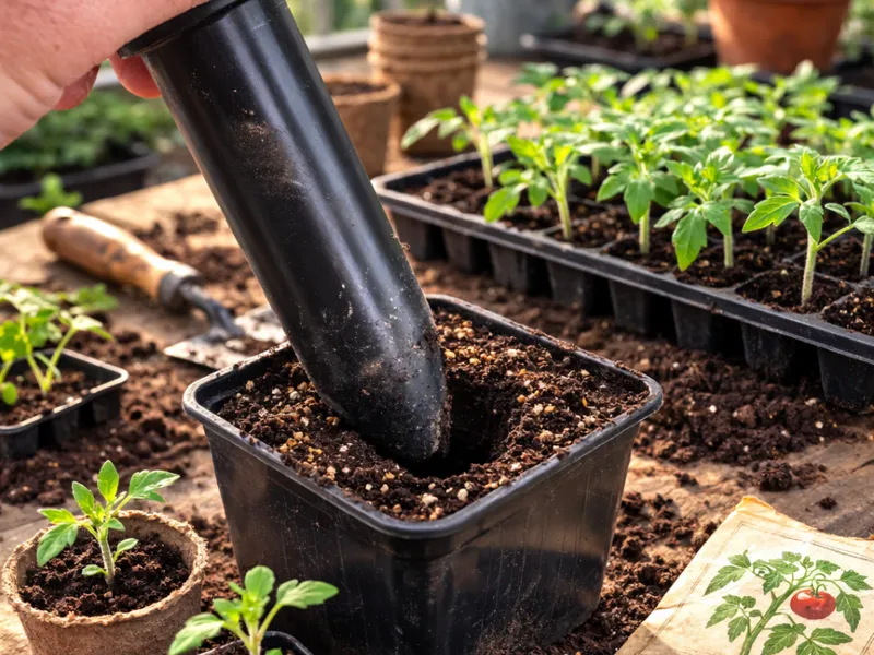 Seed Starting Series: Transplanting Dibber