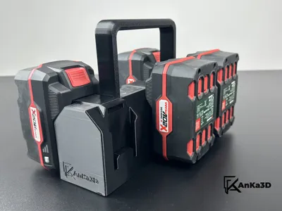 6x Battery Basket Holder for Parkside Batteries