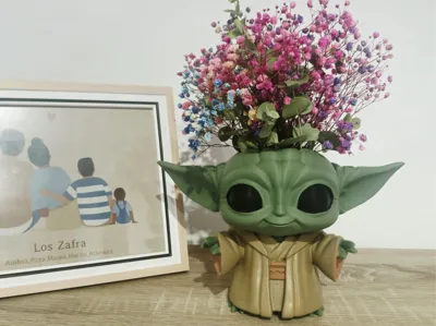 Kawaii Grogu Planter
