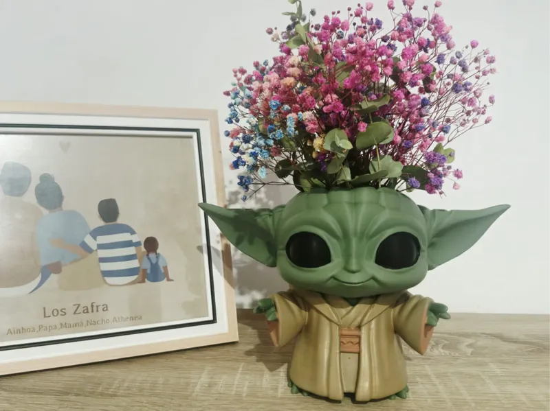 macetero grogu Kawaii