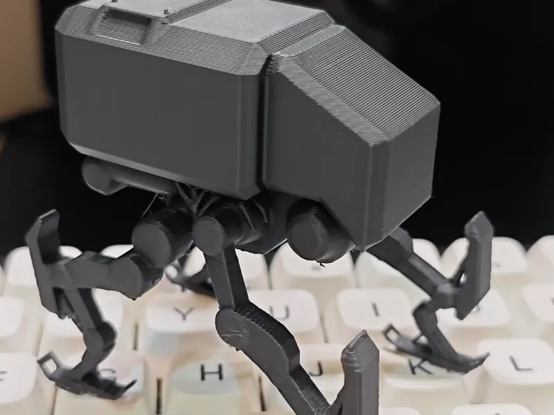 AT-AT inspired walker robot (7.2cm tall)