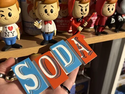 Funko Soda Multicolour 3D Print Files - AMS Ready
