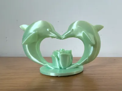 Dolphin Flower Love