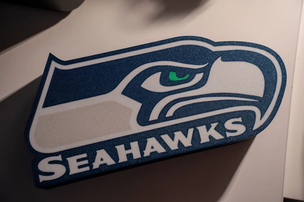 Seahawks Lightbox - Free 3D Print Model - MakerWorld