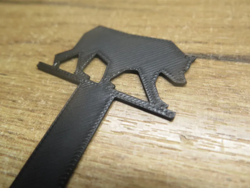 Walking bear bookmark