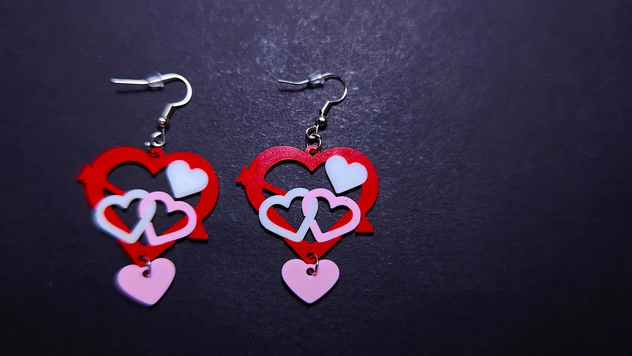 Infinite Heartline Earrings view 4