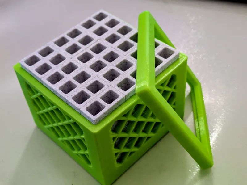 Cinder Block Crate