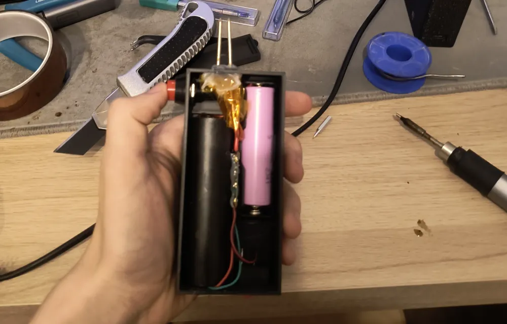 Taser High Voltage Generator (with fusion 360 file by Pudlaty MakerWorld